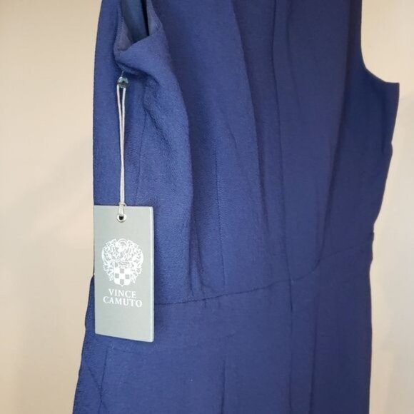 NWT Vince Camuto Parisian Crepe Sleeveless Dress Size 6 - Picture 9 of 10